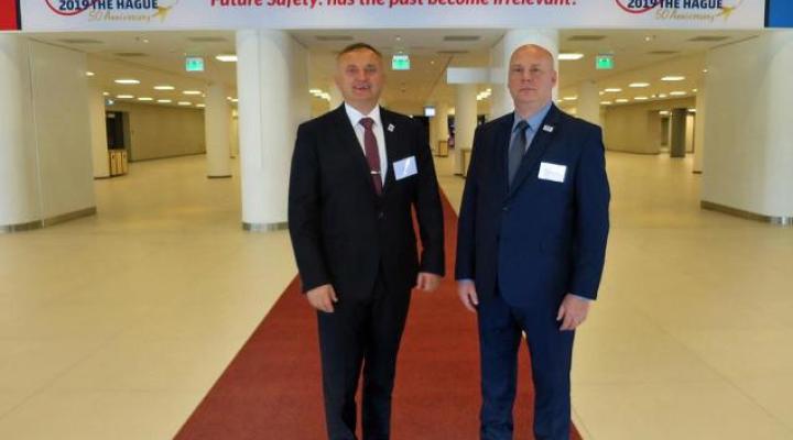  Gen. bryg. pil. Robert Cierniak i płk pil. Piotr Ostrouch na seminarium ISASI 2019 (fot. IMON ds.BL)
