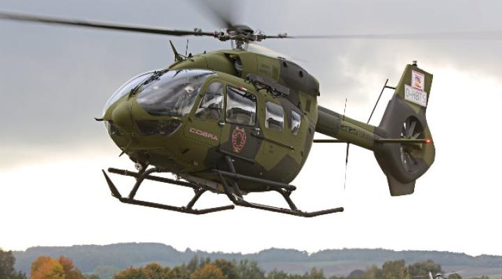 H145 Sił Powietrznych Ekwadoru w locie (fot. Patrick Heinz/Airbus Helicopters)