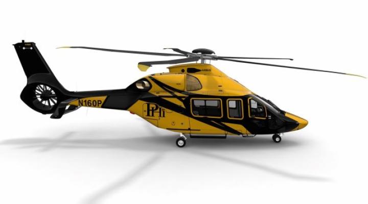 H160 w barwach firmy PHI (fot. Airbus Helicopters)