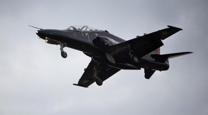 Hawk AJT należący do brytyjskich Królewskich Sił Powietrznych 