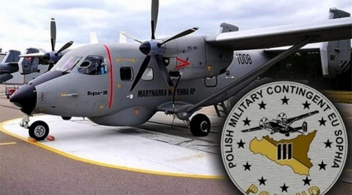 Samolot patrolowo-rozpoznawczy M28B 1R Bryza z 44. Bazy Lotnictwa Morskiego – IIIPKW (fot. blmw.wp.mil.pl)