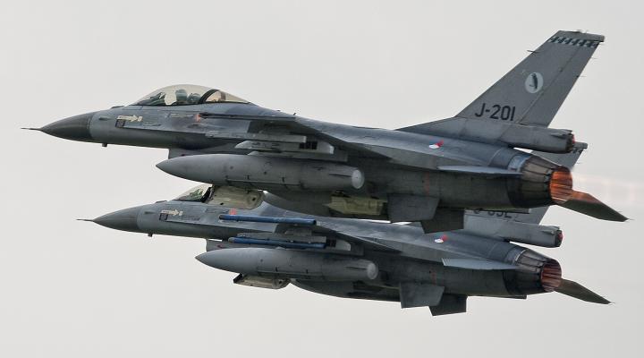 F-16 należące do Królewskich Holenderskich Sił Powietrznych