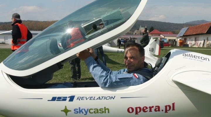 Sebastian Kawa na FCC Gliding w Prievidzy (fot. Tomasz Kawa)