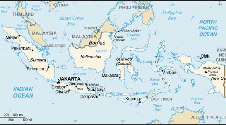 Indonezja (mapa)
