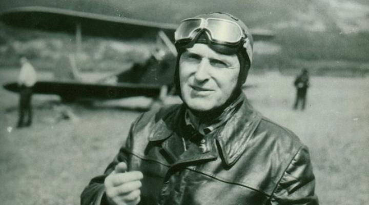 Instruktor pilot Leopold Kwiatkowski, patron Aeroklubu Podhalańskiego (fot. aph.org.pl)