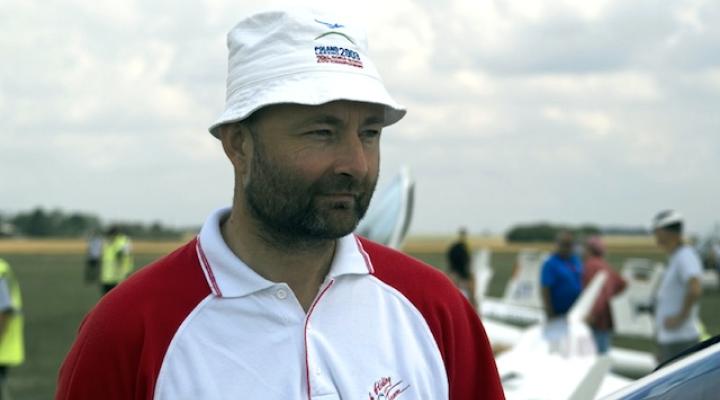 Jacek Dankowski podczas Szybowcowych Mistrzostw Europy, Francja 2007