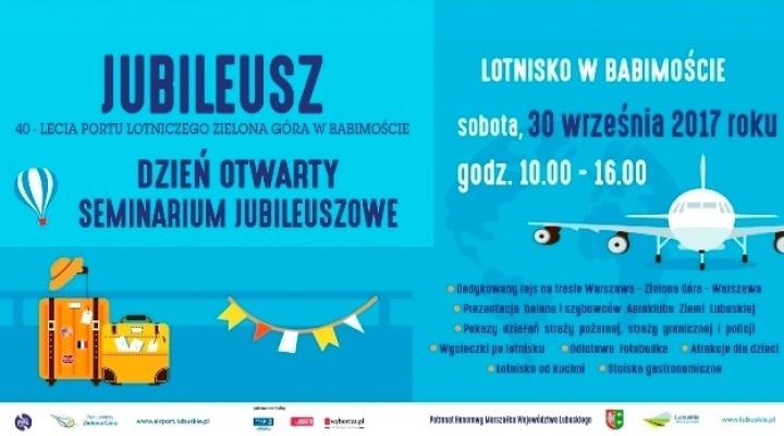 Seminarium i Dzień Otwarty na jubileusz 40-lecia Portu Lotniczego Zielona Góra/Babimost (fot. airport.lubuskie.pl)