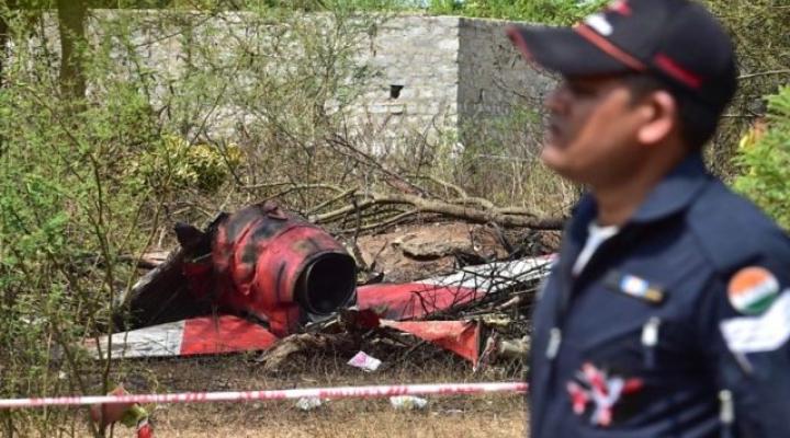 Katastrofa samolotów podczas próby do Aero India 2019 (fot. bbc.com)