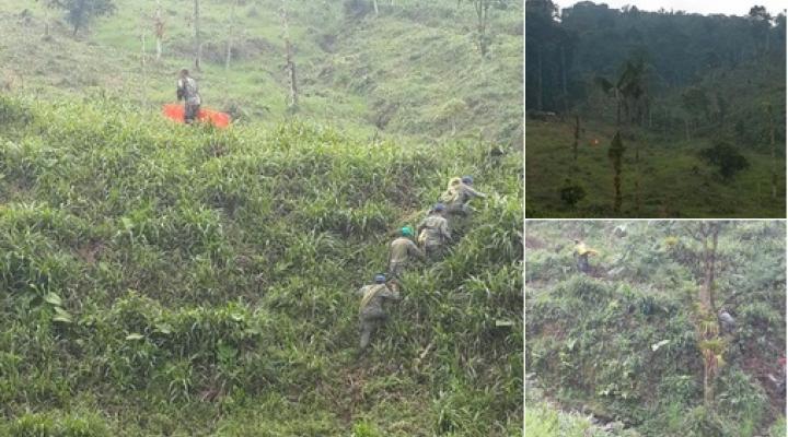 Katastrofa samolotu wojskowego w Ekwadorze (fot. News Executive/twitter.com)