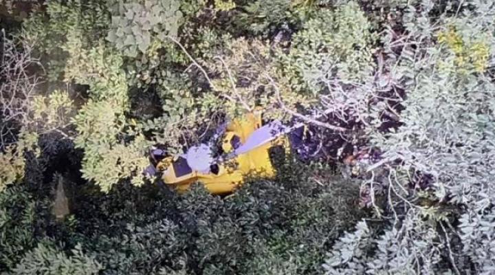 Katastrofa śmigłowca Eurocopter AS350 w Nepalu (fot. Nepal24hours/Twitter)