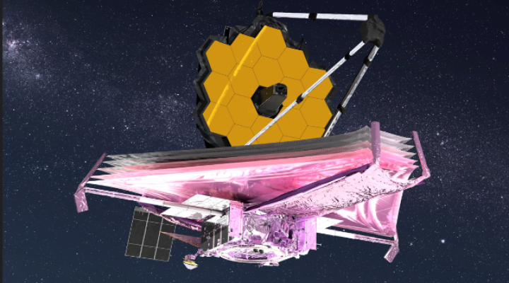 Kosmiczny Teleskop Jamesa Webba - rozłożony (fot. NASA GSFC/CIL/Adriana Manrique Gutierrez)