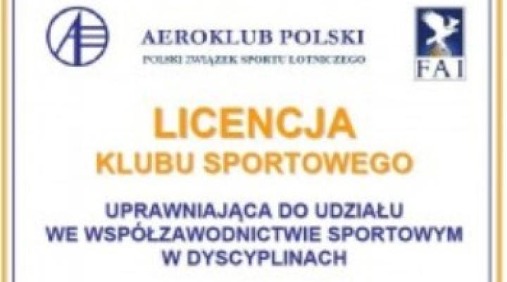 Licencje klubu sportowego na sezon 2015