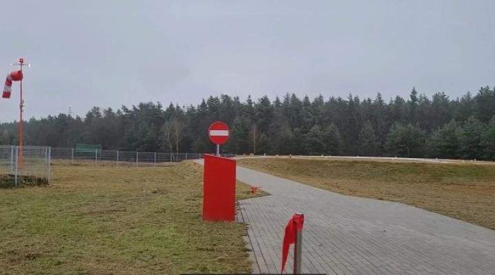 Lądowisko dla śmigłowców LPR w Tomaszowie Mazowieckim (fot. kadr z filmu na youtube.com)
