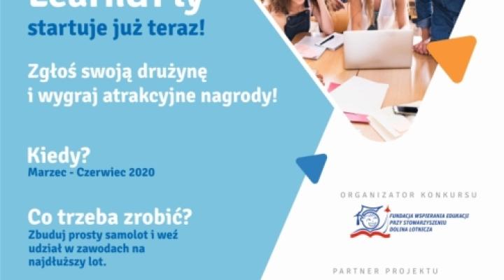 Learn&Fly 2020 – zawody dla szkół średnich w budowaniu modelu samolotu (fot. dolina-wiedzy.pl)