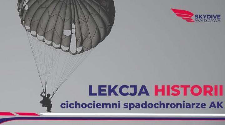Lekcja historii – cichociemni spadochroniarze AK (fot. SkyDive Warszawa)