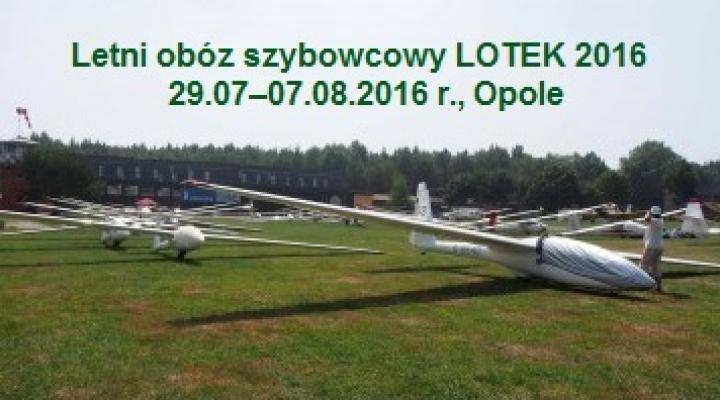 Letni obóz szybowcowy LOTEK 2016 (fot. lotek2016.eu)