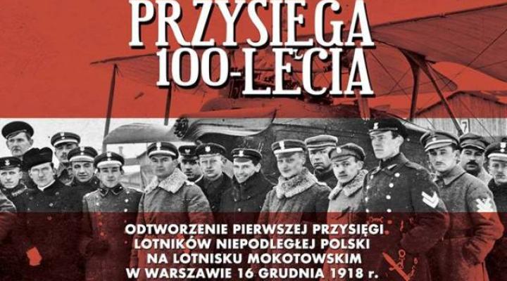 Lotnicza przysięga 100-lecia na Polu Mokotowskim w Warszawie (fot. Filip Idzikowski)