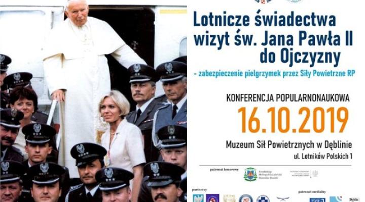 Konferencja "Lotnicze świadectwa wizyt św. Jana Pawła II do Ojczyzny" (fot. Muzeum Sił Powietrznych)
