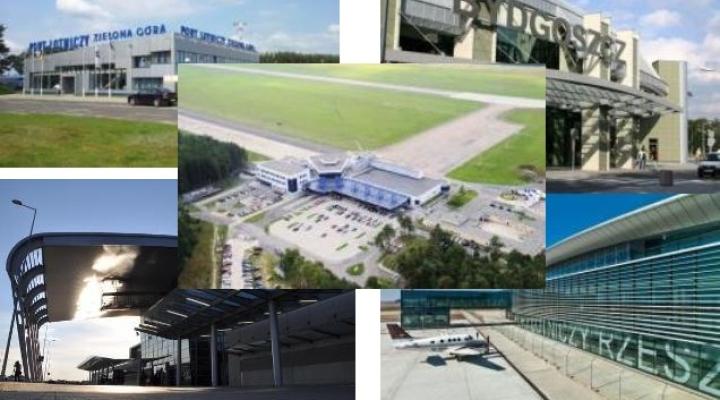 Lotniska w Zielonej Górze, Rzeszowie, Szczecinie, Bydgoszczy i Poznaniu