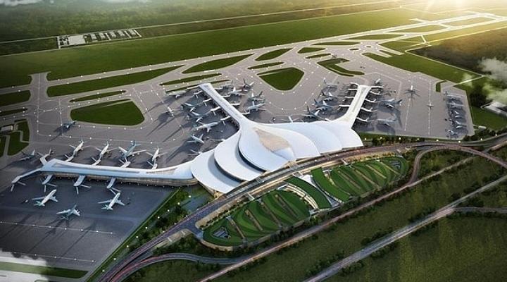 Lotnisko Long Thanh w Wietnamie - widok na jeden z terminali (fot. vir.com.vn)