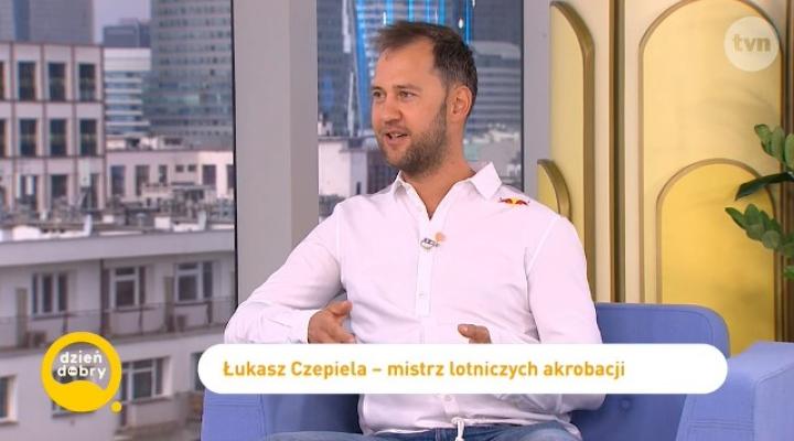 Łukasz Czepiela gościem program Dzień Dobry TVN (fot. kadr z programu Dzień Dobry TVN)