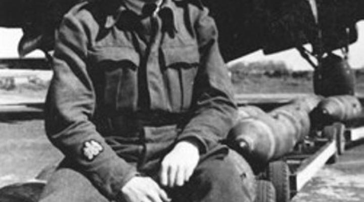 Major Czesław Blicharski był ostatnim lotnikiem 300 Dywizjonu Bombowego (fot. Karol Kubiak / Aircrew Remembered)