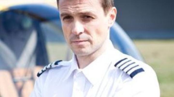 Marcin Szamborski, pilot i instruktor śmigłowcowy, członek Śmigłowcowej Kadry Narodowej (fot. targikielce.pl)