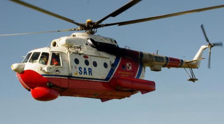 Mi-14PŁ/R z Darłowa w ćwiczeniu certyfikującym ORP "Mewa" (foto C. Cichy)