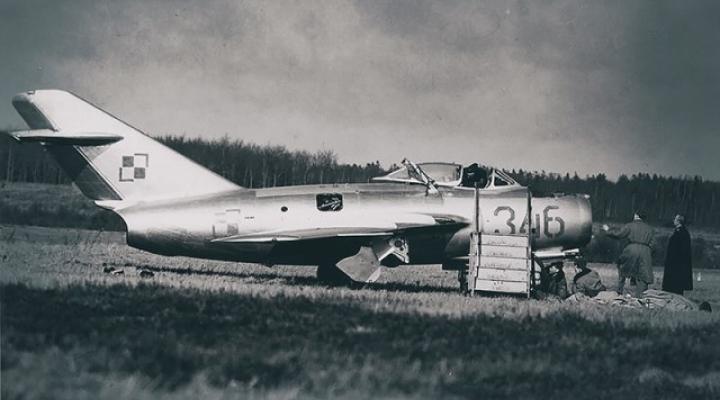 MiG-15bis, którym ppor. pil. Franciszek Jarecki uciekł do Danii (fot. polska-zbrojna.pl)
