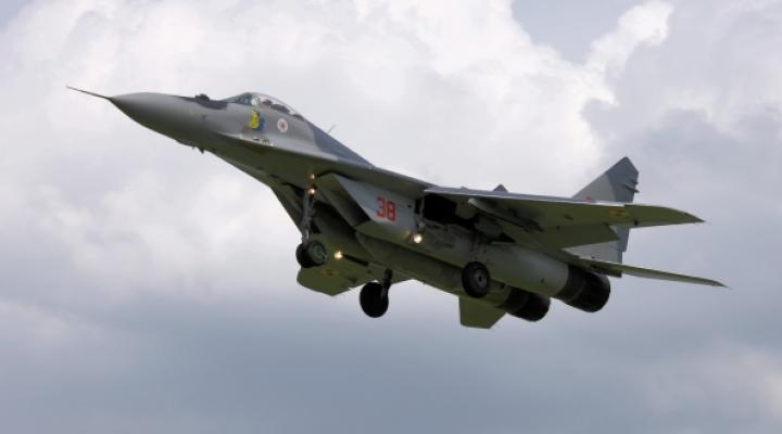 MiG-29 nr 38 z 23. Bazy Lotnictwa Taktycznego w Mińsku Mazowieckim (fot. pl.wikipedia.org)