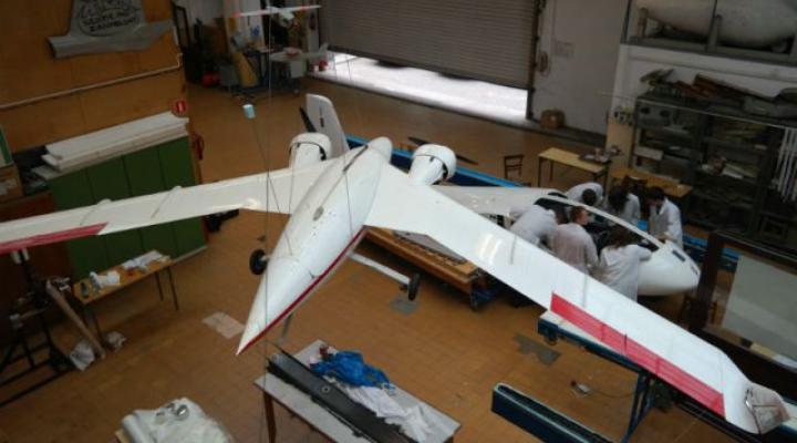 Samolot na Wydziale Mechnicznym Energetyki i Lotnictwa PW (fot. BPI)