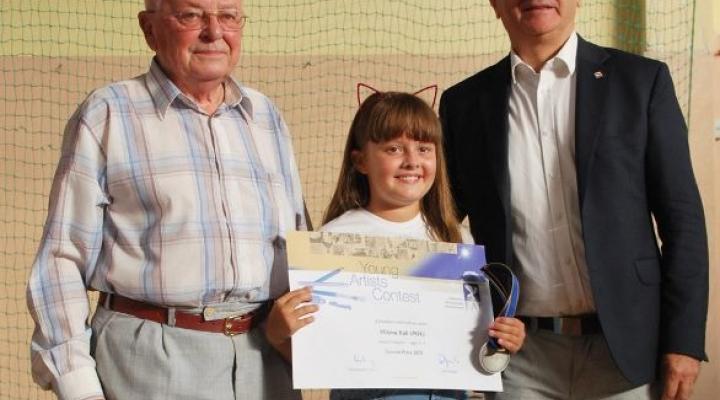 Milena Bąk – srebrna medalistka konkursu młodych artystów FAI 2021 (fot. Aeroklub Częstochowski)