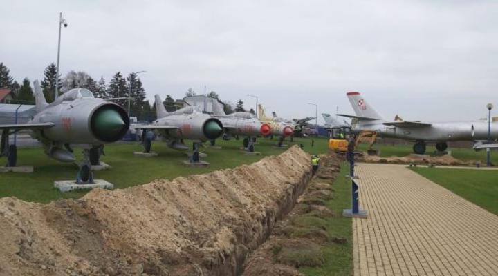 Modernizacja ekspozycji plenerowej w Muzeum Sił Powietrznych (fot. muzeumsp.pl)