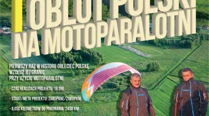 I Oblot Polski na Motoparalotni (fot. Motoparalotnią Wokół Granic Polski)