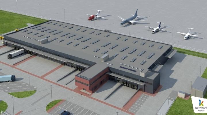 Nowa baza cargo (wizualizacja Budoprojekt)