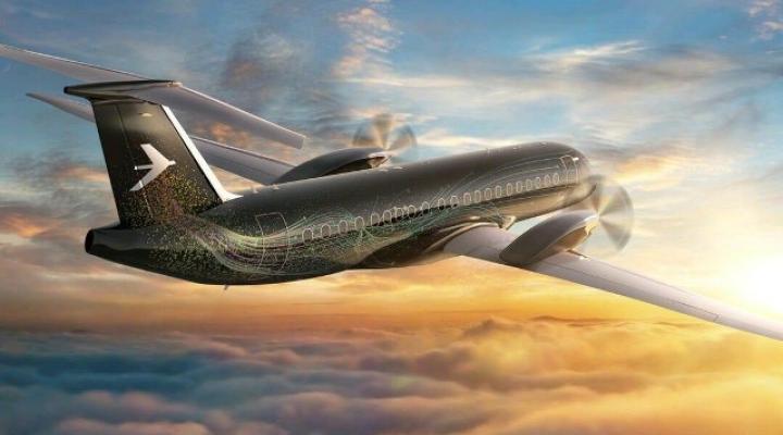 Nowy samolot turbośmigłowy Embraera - wizualizacja (fot. embraercommercialaviation.com)