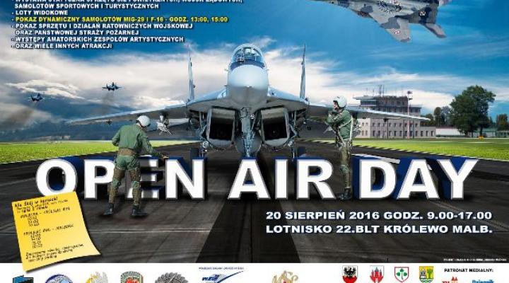 OPEN AIR DAY 2016 na lotnisku 22. BLT w Malborku (fot. 22.BLT)