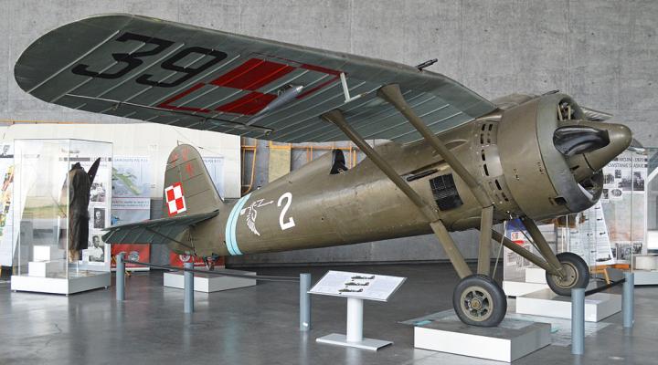 PZL P 11c znajdujący się w zbiorach Muzeum Lotnictwa Polskiego w Krakowie, fot. Alan Wilson - Wikipedia