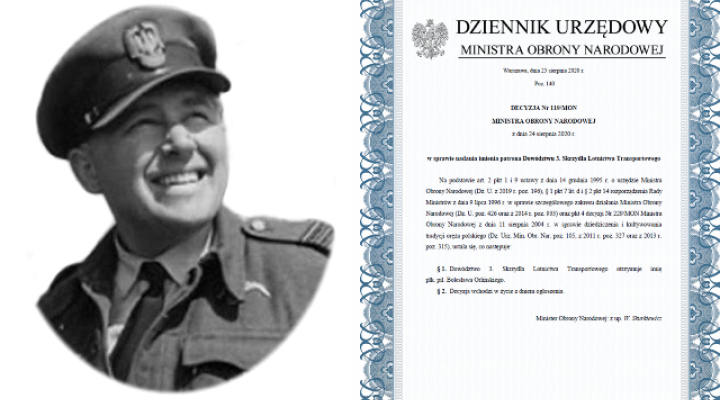 Płk pil. Bolesław Orliński patronem Dowództwa 3. Skrzydła Lotnictwa Transportowego (fot. 3.SLTr)
