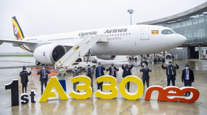 Pierwszy A330neo odebrany przez Uganda Airlines (fot. Airbus)