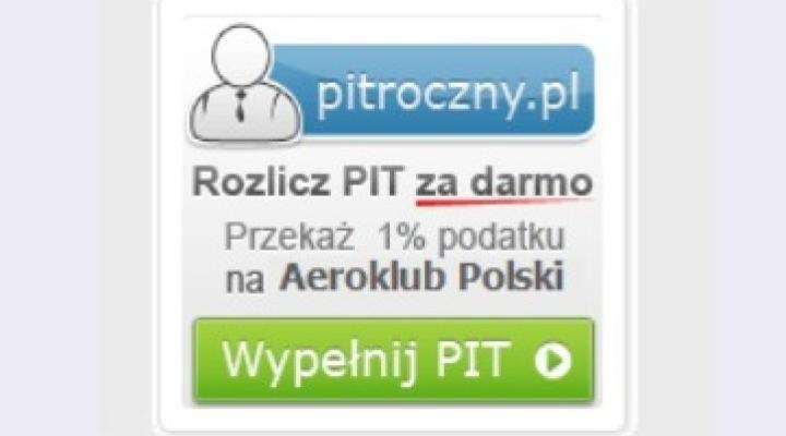 Przekaż 1% polskim lotnikom – wypełnij swój PIT przez Internet
