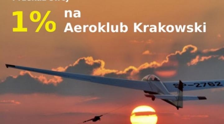 1% podatku na Aeroklub Krakowski