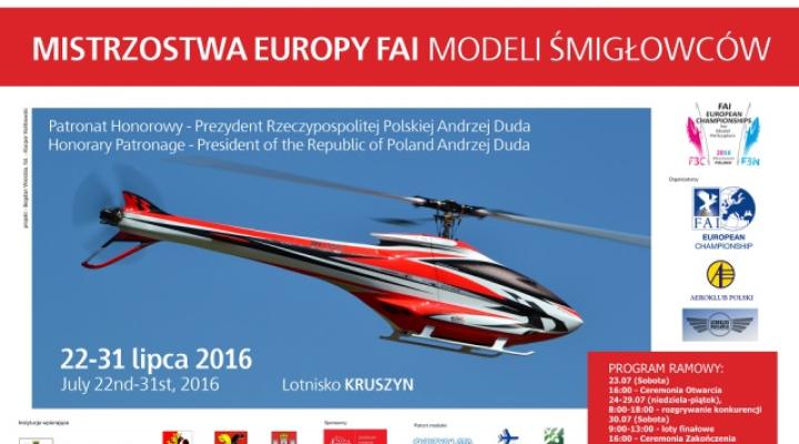 Mistrzostwa Europy FAI Modeli Śmigłowców we Włocławku (fot. Aeroklub Włocławski)