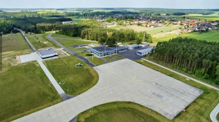 Port Lotniczy Zielona Góra - widok z góry (fot. airport.lubuskie.pl)