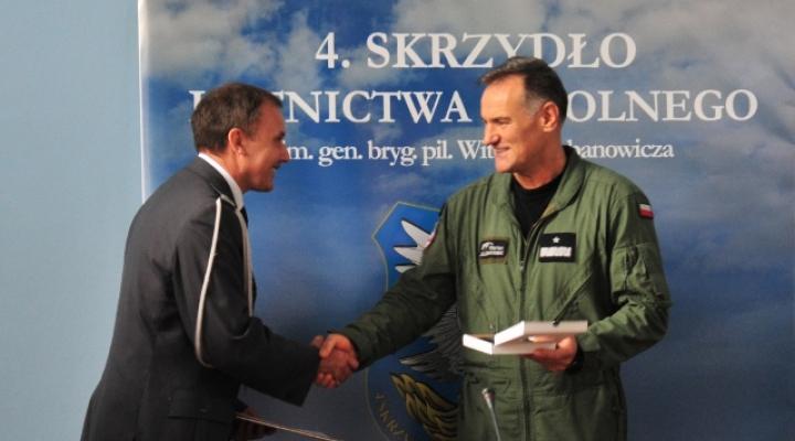 Pożegnanie majora pilota Ryszarda Drapiewskiego