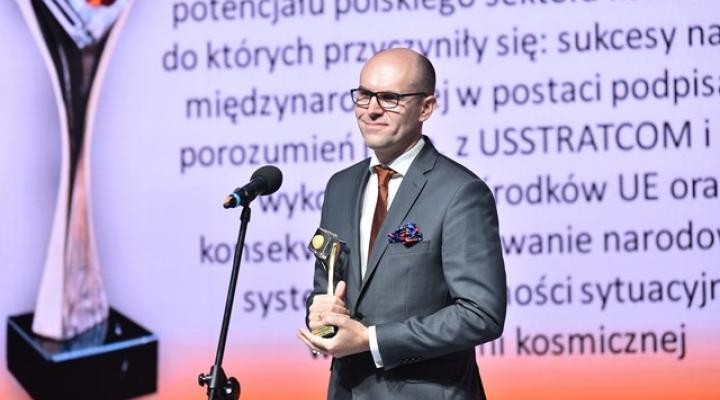Prezes POLSA nagrodzony Bursztynem za współpracę międzynarodową (fot. polsa.gov.pl)