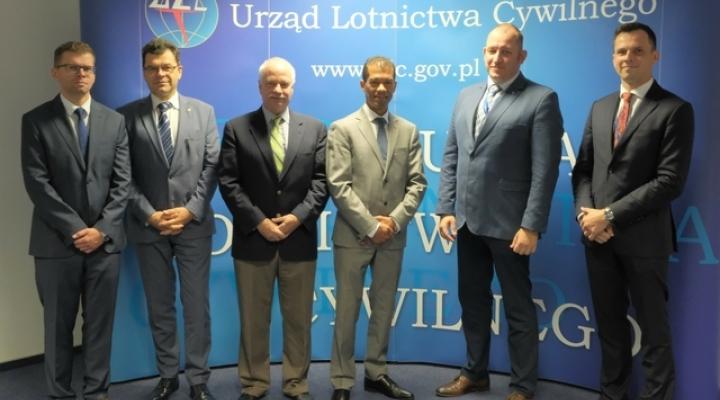 Przedstawiciele ICAO w Polsce (fot. ULC)