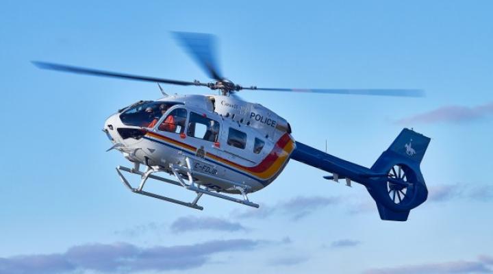 Śmigłowiec H145 Królewskiej Kanadyjskiej Policji Konnej (fot. Airbus Helicopters)