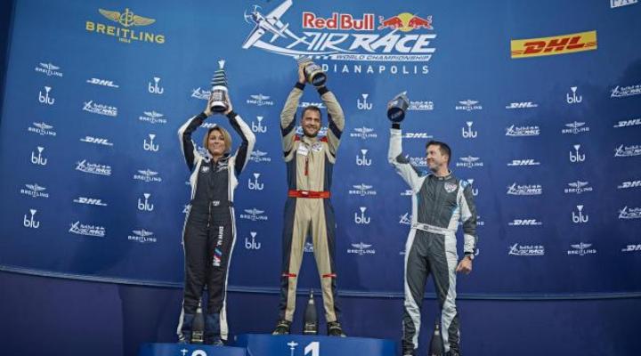 Pierwsze zwycięstwo Łukasza Czepieli podczas Red Bull Air Race w Indianapolis (fot. Balazs Gardi/Red Bull Content Pool)