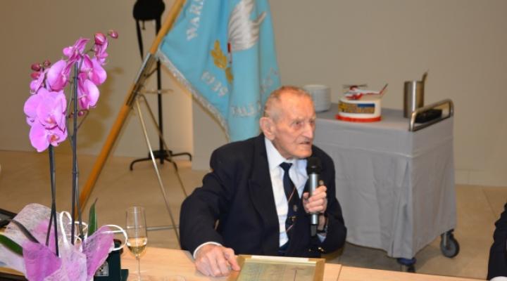 Ryszard Witkowski podczas obchodzonych 95. urodzin (fot. arch. Grzegorz Brychczyński)